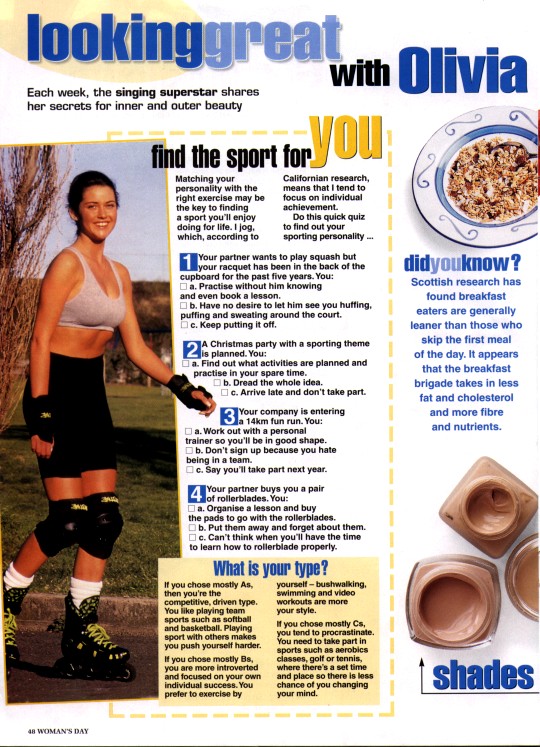 Looking great with Olivia - Woman's Day