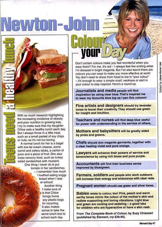 Looking great with Olivia - Womans Day