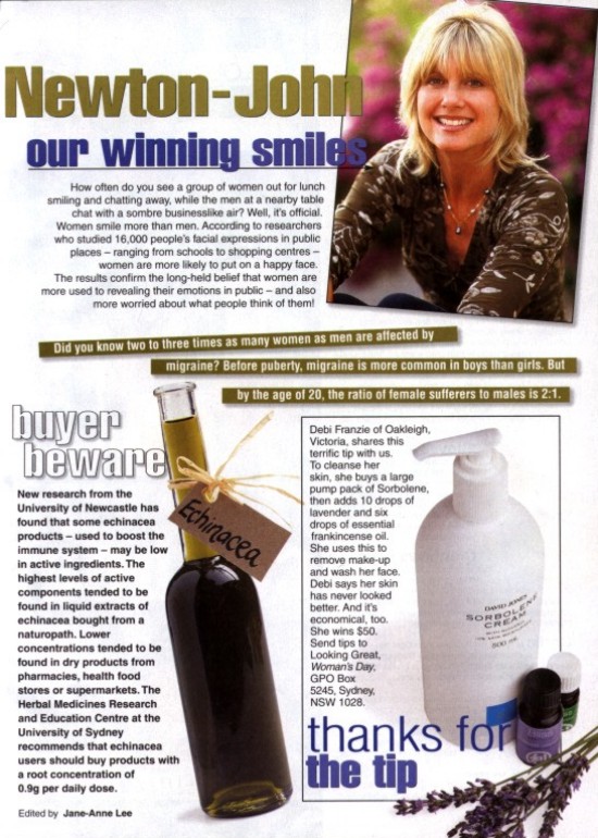 Looking great with Olivia - Womans Day