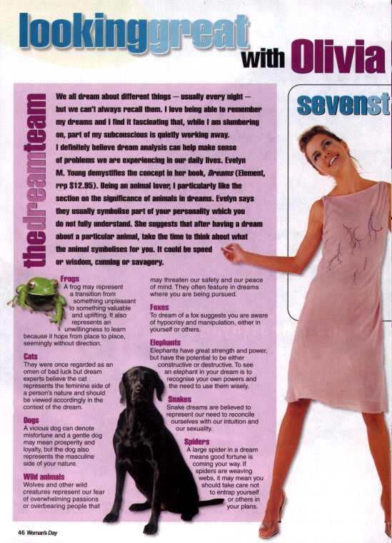 Looking great with Olivia - Woman's Day