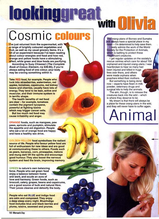 Looking great with Olivia - Womans Day