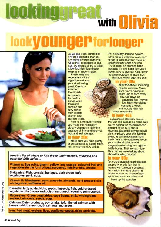 Looking great with Olivia - Woman's Day