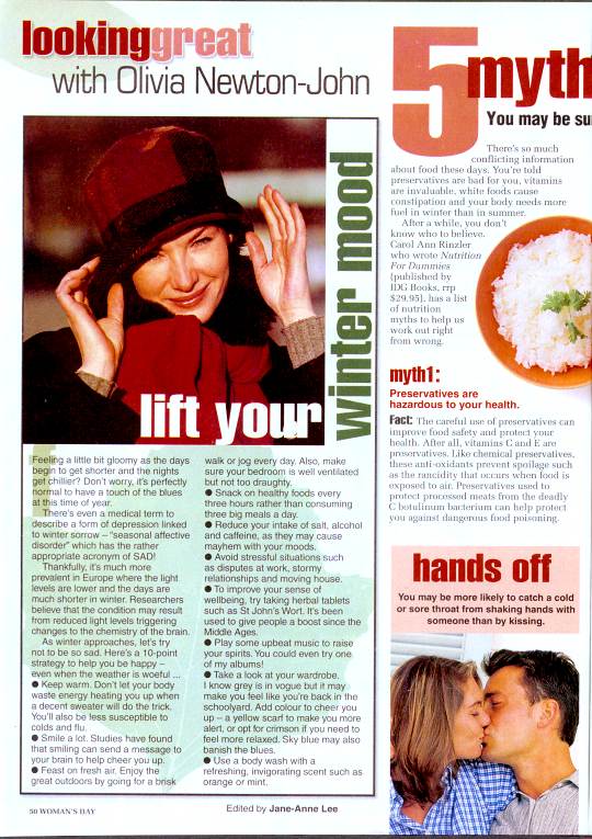 Looking great with Olivia - Woman's Day