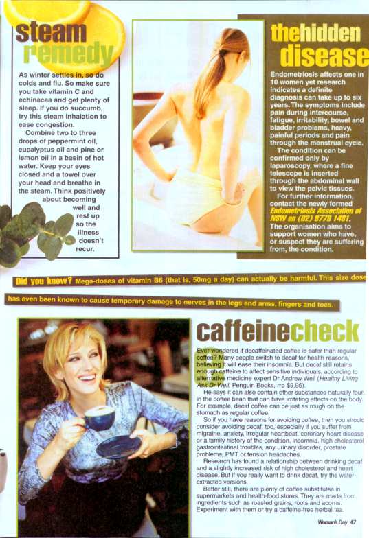 Looking great with Olivia - Womans Day