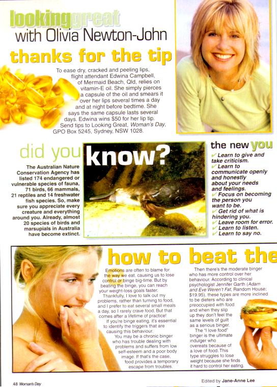 Looking great with Olivia - Womans Day