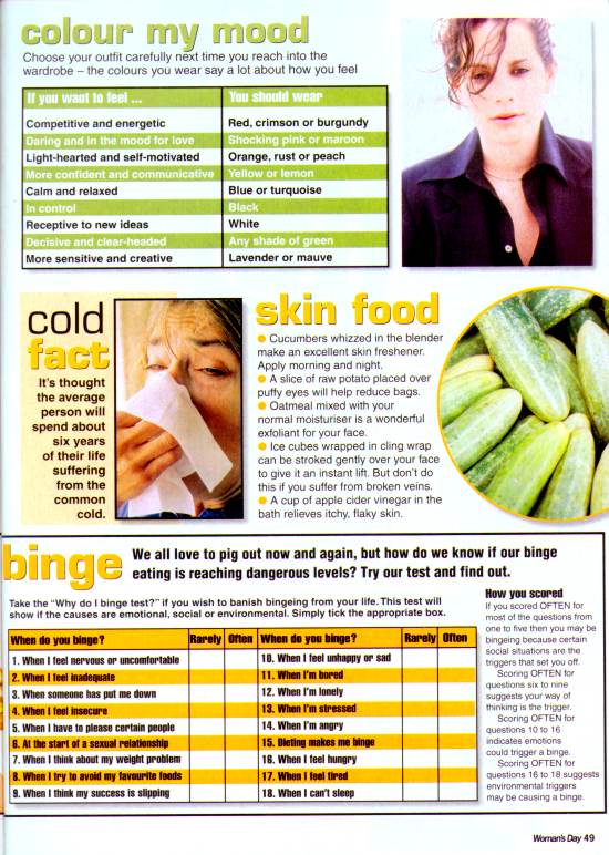 Looking great with Olivia - Womans Day