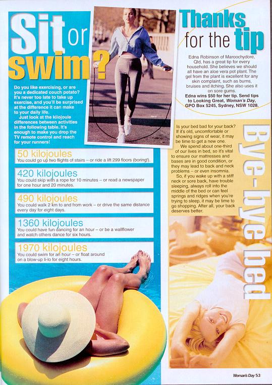 Looking great with Olivia - Womans Day