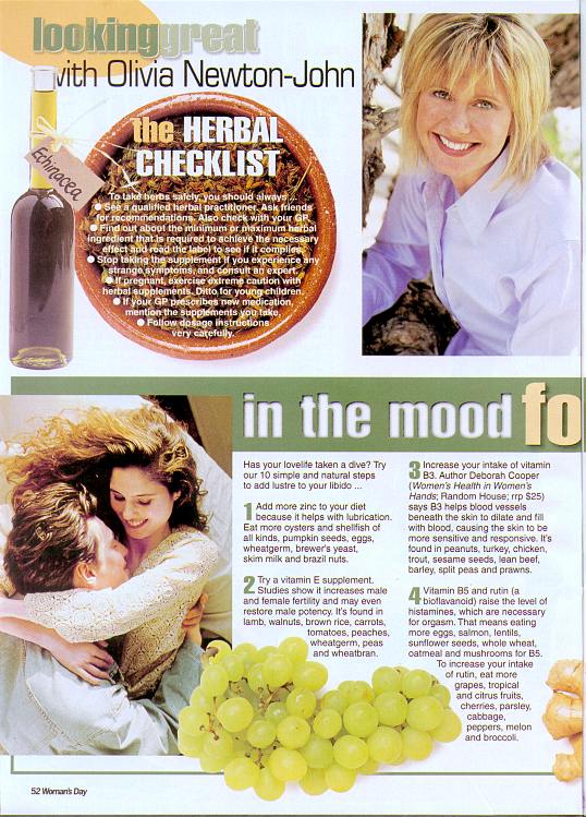 Looking great with Olivia - Womans Day