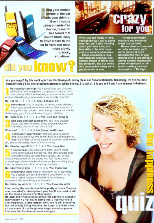 Looking great with Olivia - Womans Day