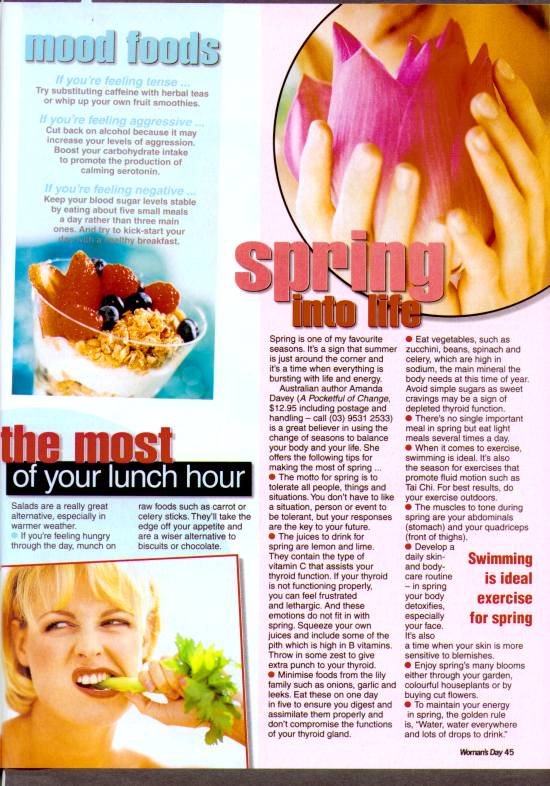 Looking great with Olivia - Womans Day