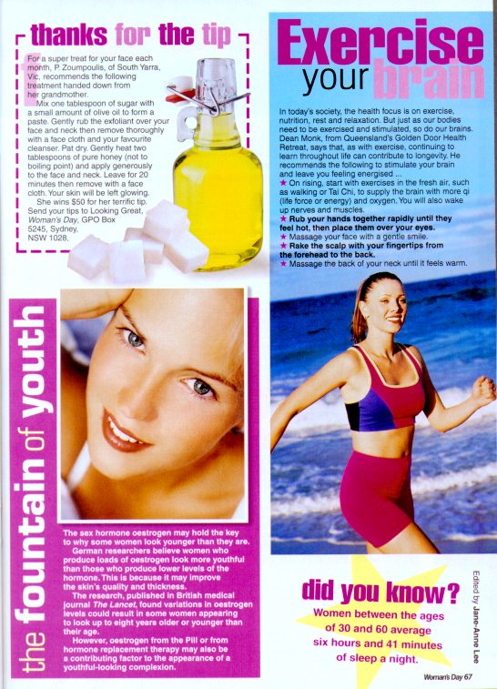 Looking great with Olivia - Womans Day