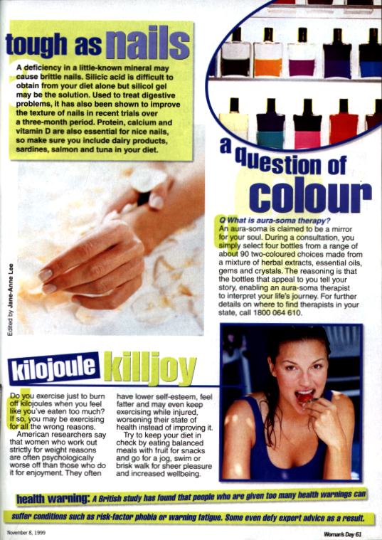 Looking great with Olivia - Womans Day