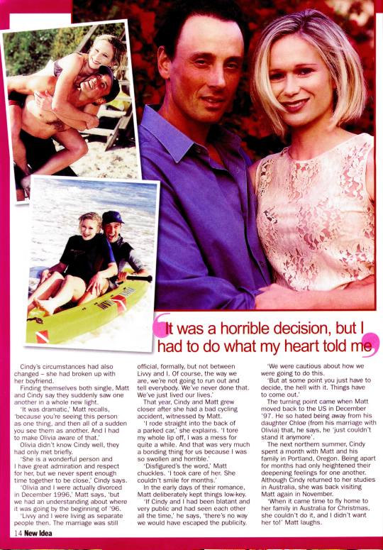 Matt finally weds his Cindy - New Idea