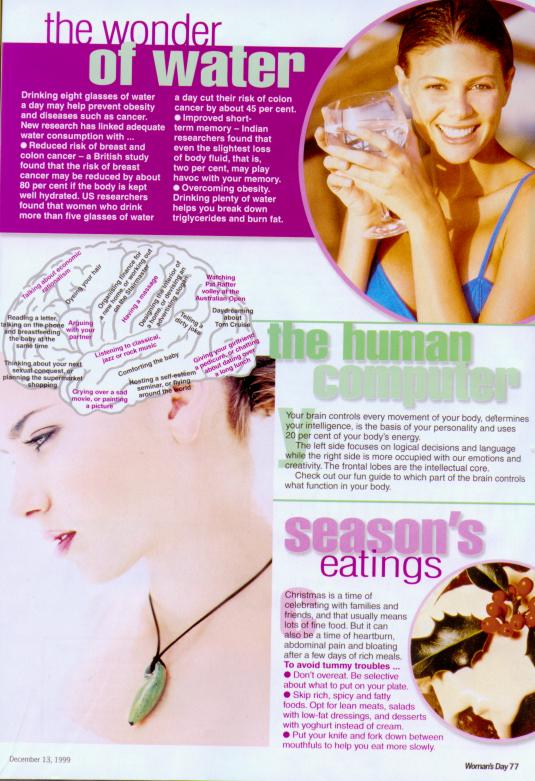 Looking great with Olivia - Womans Day