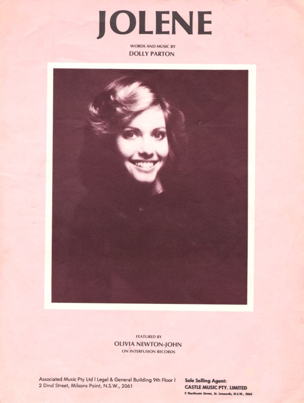 Jolene Sheet Music cover