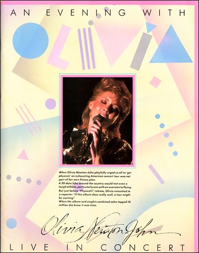 Olivia's 1982 Physical tour - US