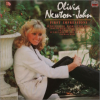 First Impressions 1985 UK release on vinyl, Olivia Newton-John front cover