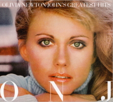 Olivia Newton-John's Greatest Hits 45th Anniversary CD release cover