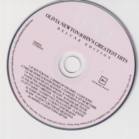 Olivia Newton-John's Greatest Hits 45th Anniversary CD release, the CD
