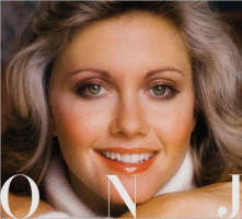 Olivia Newton-John's Greatest Hits 45th Anniversary CD release inlay photo