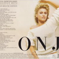 Olivia Newton-John's Greatest Hits Japanese Deluxe Edition CD release, back cover