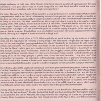 Olivia Newton-John's Greatest Hits Japanese Deluxe Edition CD booklet