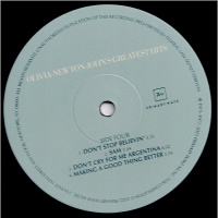 Olivia Newton-John's Greatest Hits 45th Anniversary vinyl record