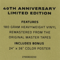 Olivia Newton-John Physical 40th Anniversary vinyl, sticker