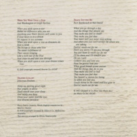 Warm and Tender Australian 1998 CD release, inlay