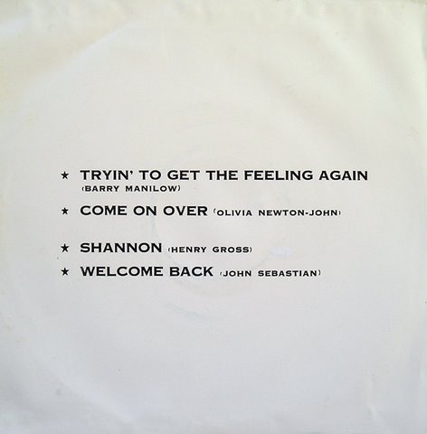 Olivia Newton-John come on Over back cover