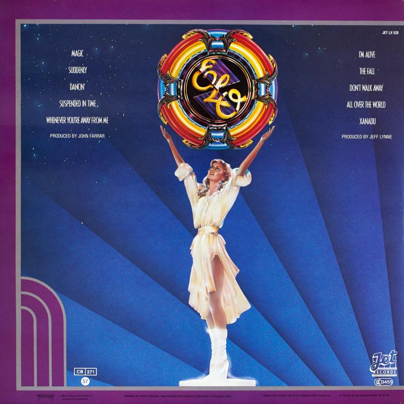 1980 Xanadu LP back cover