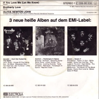 If You Love Me (Let Me Know) b/w Brotherly Love back cover from Germany