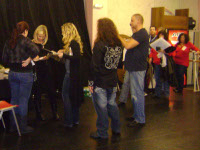 Olivia Newton-John meet and greet in Atlantic City, 7 Dec 2011