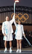 Olivia and Pat Rafter. Photo R Bowmer