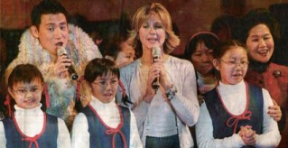 Olivia Newton-John in Hong Kong