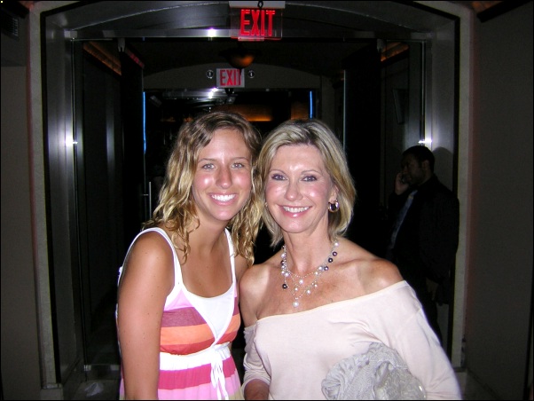 Ashley and Olivia Newton-John 2007 Xanadu on Broadway