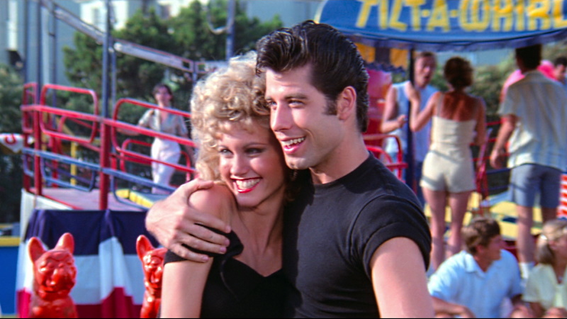 Olivia Newton-John and John Travolta in Grease