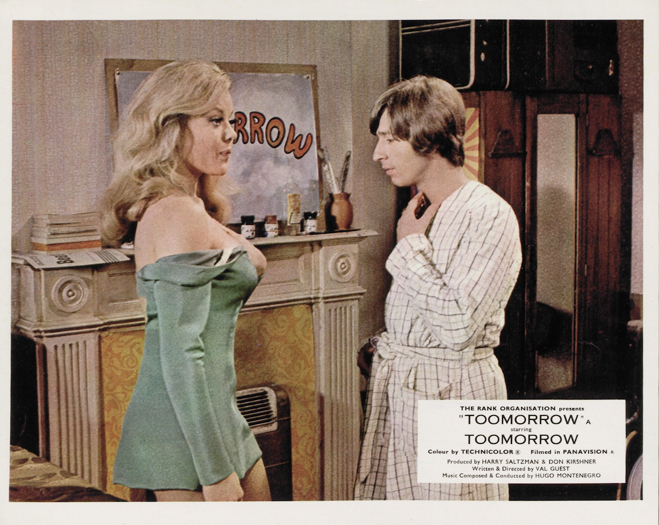 Toomorrow Blu-ray BFI release, movie lobby card, Olivia Newton-John