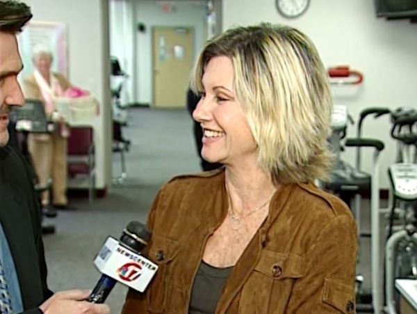 Olivia Newton-John with Scot England October 2006