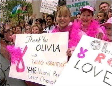 Y-Me at Olivia Newton-John Today Show 2006