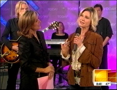 Olivia Newton-John recording Grace and Gratitude