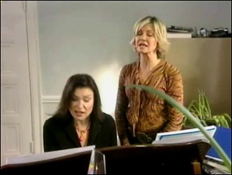 Olivia Newton-John Canada am Feb 2007 with Amy Sky