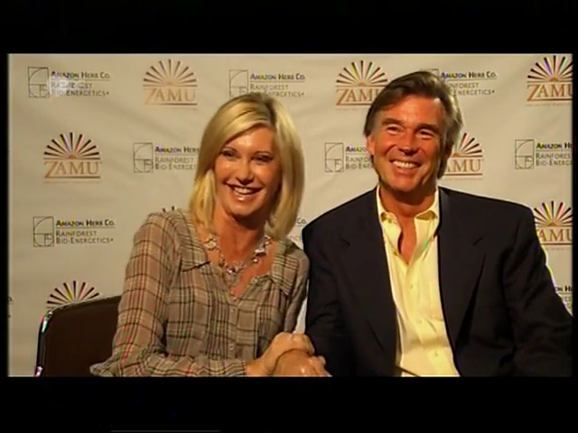 Olivia Newton-John and John Easterling Leute Heute German TV 2009