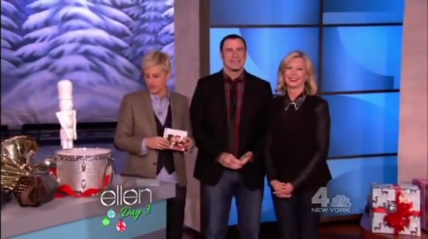 Olivia Newton-John and John Travolta on Ellen 2012