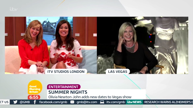 Olivia Newton-John on Good Morning Britain 2015