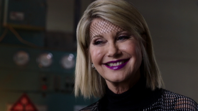 Olivia Newton-John and Chloe in Sharknado 5 movie