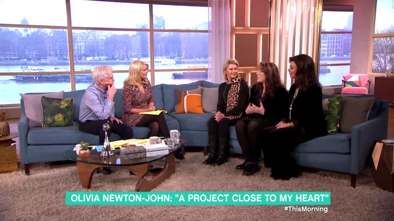 Olivia Newton-John on This Morning Jan 2017