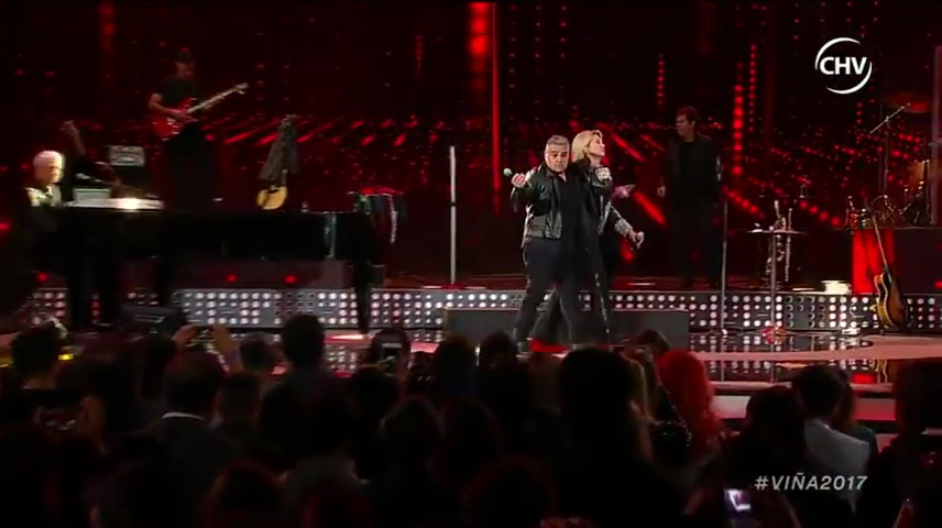 Olivia Newton-John at the Vina del Mar Festival 2017