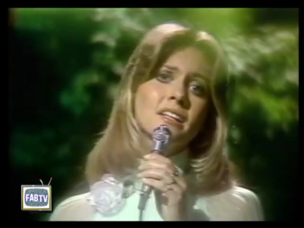 Olivia Newton-John I Honestly Love You dressed in green