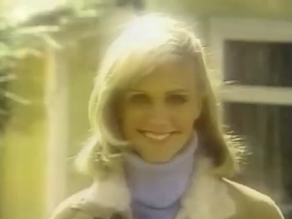 Olivia Newton-John wishes Happy Holidays 1977